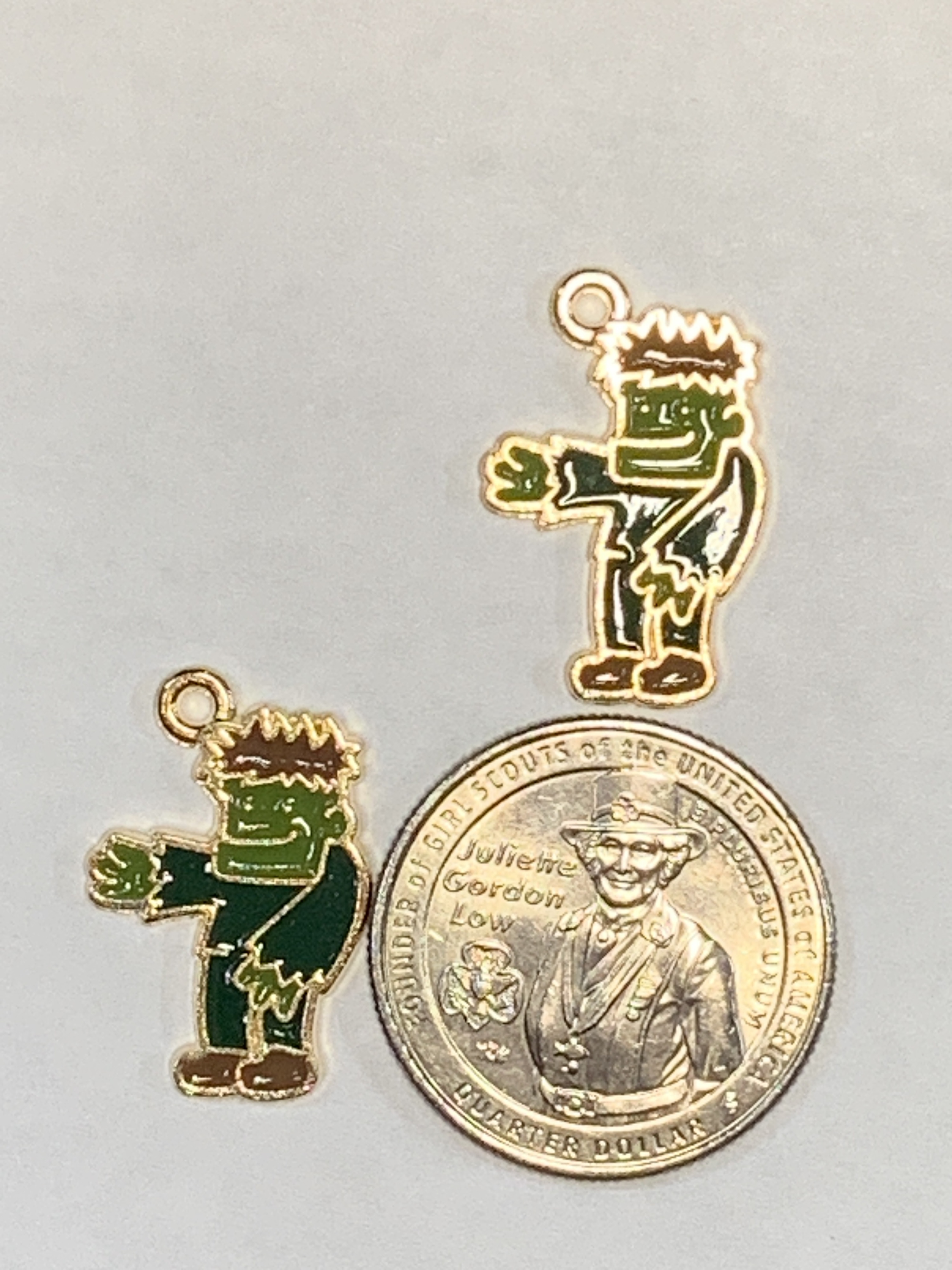 Free: HALLOWEEN CHARMS~#22~SET OF 2 CHARMS~FREE SHIPPING!