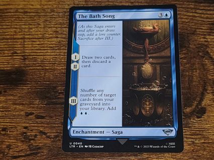 Magic the gathering mtg The Bath Song Lord of the rings