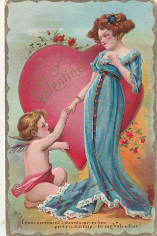 Vintage Used Postcard: 1911 To My Valentine