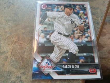 2018 TOPPS/BOWMAN AARON JUDGE NEW YORK YANKEES BASEBALL CARD# 24