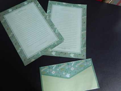 NEW~~ FANCY STATIONARY ~~ 2 sheets & 1 envelope