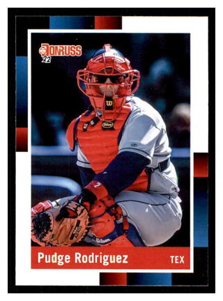 2022 Donruss #276b IVAN RODRIGUEZ VAR Pudge Rodriguez Texas Rangers