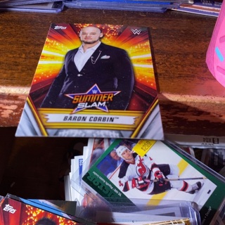 2019 topps wwe summer slam baron Corbin wrestling card 