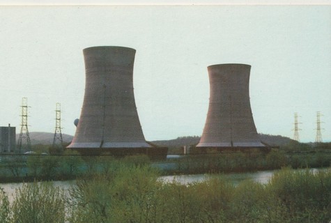 Vintage Unused Postcard: (gin3) Three Mile Island, Middletown, PA