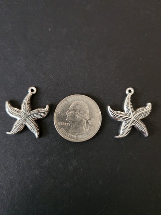 (2) Starfish Charms!