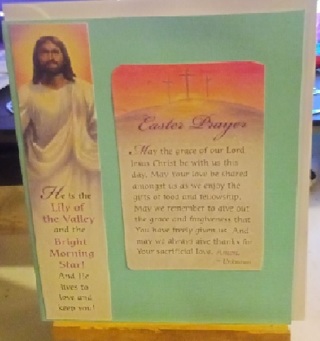 Easter Prayer - Design Blank Note Card