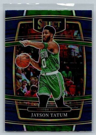 2021-22 SELECT JAYSON TATUM BLUE PARALLEL CARD