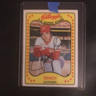 1981 Kellogg’s Johnny Bench #65