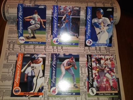 Six card hall of famer lot