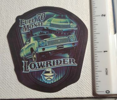 Vinyl Low Rider Sticker