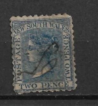 1882 new south Wales Sc62 2p Victoria used