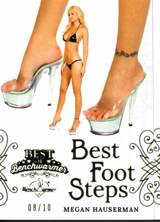 2022 Benchwarmer Best Foot Steps Megan Hauserman 8/10