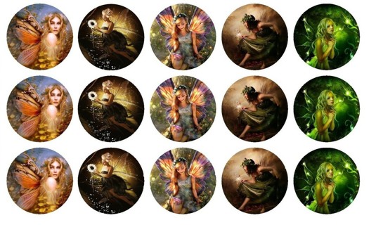 Fairies Bottle Cap Images