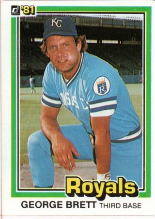 1981 Donruss George Brett #100