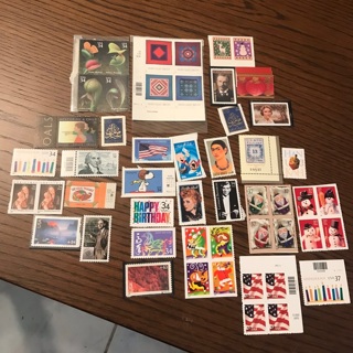 US Uncancelled Postage Stamps, Free Mail