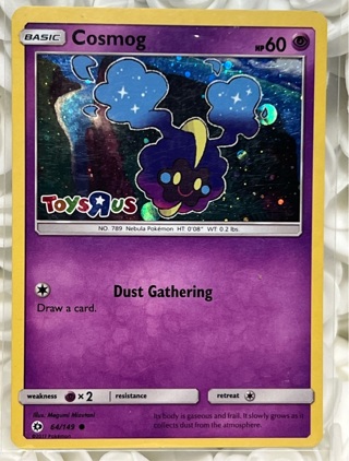 Pokemon TCG Toys R Us Promo Cosmog 64/149 Holo 