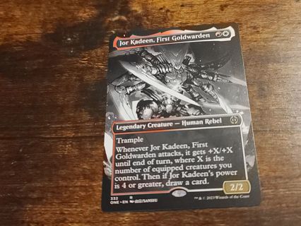 Magic the gathering mtg Jor Kadeen First Goldwarden rare Showcase Phyrexia all will be one