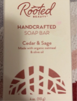 NIB Rooted Bar Soap 