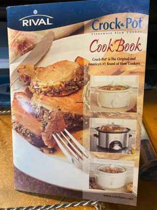 rival crockpot cookbook=lots of recipes