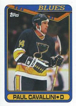 Tradingcard - 1990-91 Topps #57 - Paul Cavallini - St. Louis Blues