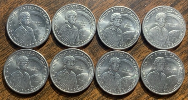 8 Sally Ride quarters