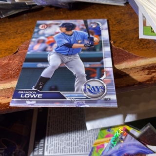 2019 bowman Brandon Lowe rookie baseball card 