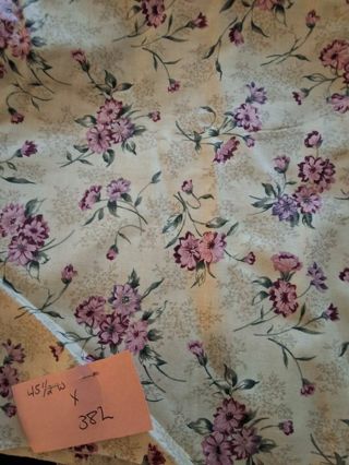 Beautiful floral cotton fabric+more