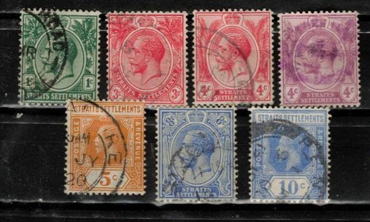 Straits Settlements King George 5, 1912-18