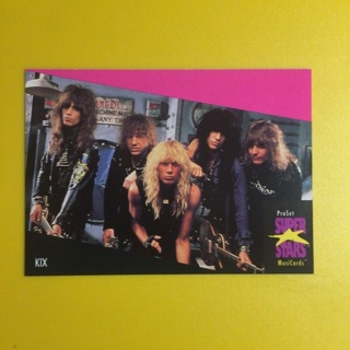 1991 ProSet Super⭐️Stars MusiCards ~ KIX (Card # 198)