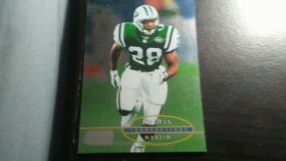 1998 TOPPS TRANSACTIONS CURTIS MARTIN NEW YORK JETS FOOTBALL CARD# 158