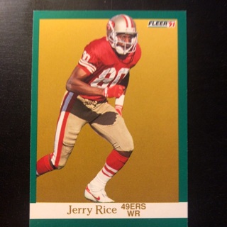 1991 Fleer Jerry Rice