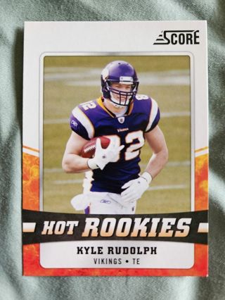 2011 Score Hot Rookies Kyle Rudolph