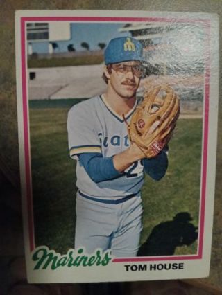 1978 TOPPS TOM HOUSE SEATTLE MARINERS BASEBALL CARD# 643