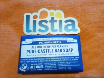 *Dr. Bronner Hemp/Peppermint bar soap *