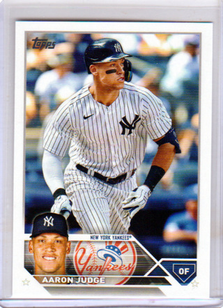 Aaron Judge, 2023 Topps Card #62, New York Yankees, (L3