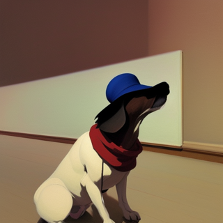 Listia Digital Collectible: Cool Dog With Blue Hat ♥️