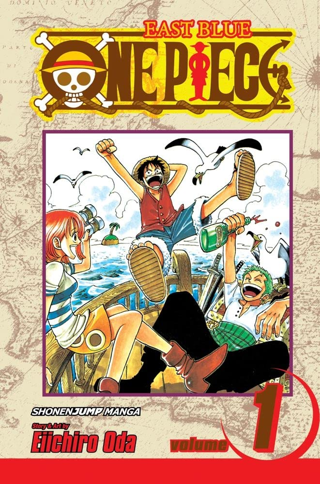 One Piece, Vol. 1: Romance Dawn Paperback –  by Eiichiro Oda (Author, Illustrator)