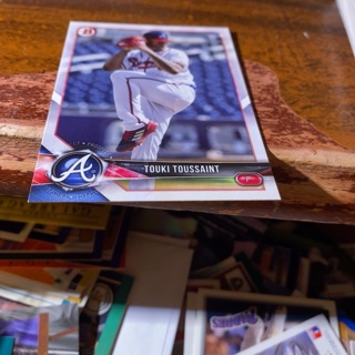 2018 bowman touki toussaint baseball card 