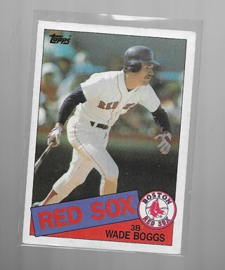 1985 TOPPS WADE BOGGS #35