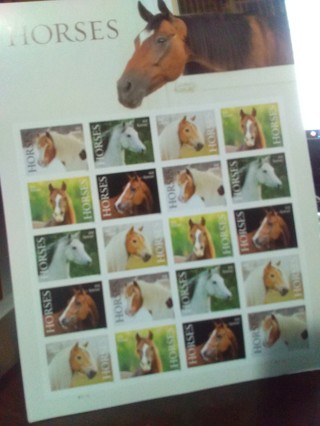 100 Brand New Limited Horses Forever Stamps