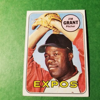 1969 - TOPPS BASEBALL CARD  NO. 306 - JIM GRANT - EXPOS