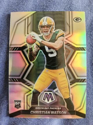 2022 Panini Mosaic Rookie Variation Silver Christian Watson