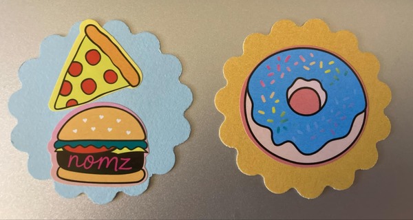 Fast Food Sticker Magnets