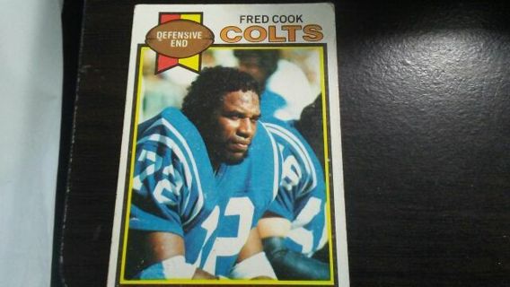 1979 TOPPS FRED COOK COLTS FOOTBALL CARD# 502
