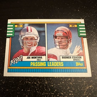 Joe Montana, boomer Esiason 