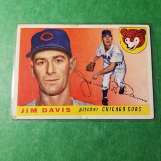 1955 - TOPPS BASEBALL CARD NO. 68 - JIM DAVIS - CUBS