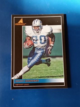 Detroit Lions Barry Sanders Football Card