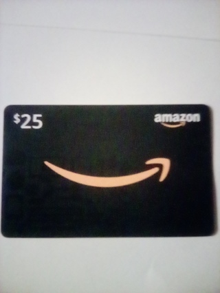 Amazon e-gift card for $25.00