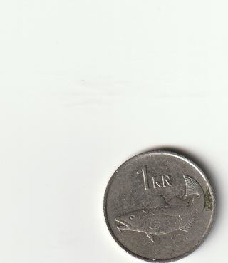 Iceland 1 Krona 1984 Coin