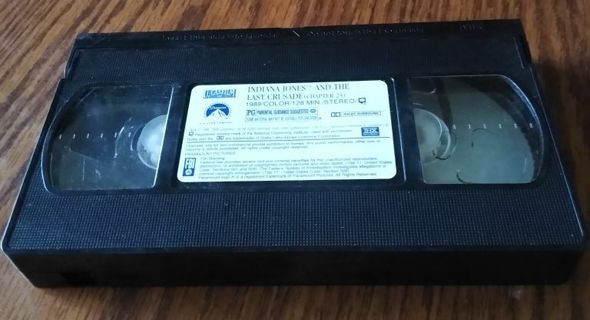 VHS: Indiana Jones & Last Crusade